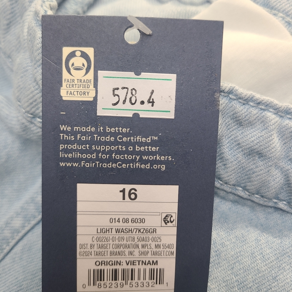 Women's Halter Neck Denim Maxi Dress - Universal Thread Blue Size 16 - Picture 4 of 5